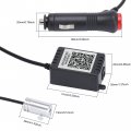 Qauben Car Ambient Footwell Lighting Optic Fiber Cable 64 Colors Music Sound Active With App Control Decorative Atmosphere Kit