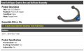Front Left Driver Side Upper Control Arm And Ball Joint Assembly Pre Greased With Bushings Compatible 2011-2018 Ram 1500