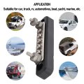Keenso Power Distribution Block 5 Way Marine Bus Bar 100a 12v 24v With 2x5mm Studs 5x4mm Screws For Car Boat Rv