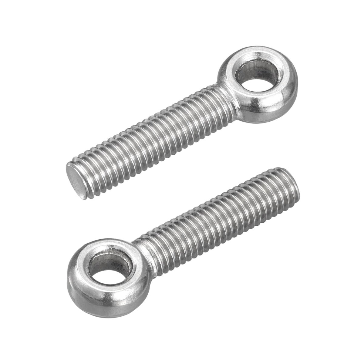 4pcs M10 X 50mm Lifting Eye Bolts 304 Stainless Steel Machinery Shoulder Swing Bolt Ring Eyebolt For Pipeline Gate Valves