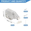 4 Pcs Magnetic Push Latches For Cabinet Door 1 93 1 Inch To Open Latch Hardware Hidden Release Drawer Pull On Closet Touch