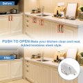 4 Pcs Magnetic Push Latches For Cabinet Door 1 93 1 Inch To Open Latch Hardware Hidden Release Drawer Pull On Closet Touch
