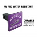 University Of Mount Union Raiders Tow Trailer Hitch Cover Plug Insert