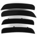 Kuafu Led Side Marker Light Compatible With 2015-2022 Dodge Charger White Lights Smoked Lens 4pcs Front Rear Replacement For