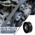 X Autohaux 2528637100 Car Drive Belt Idler Pulley Deflection Guide For Hyundai Tucson 2005-2009 Kia Sportage 2005-2010