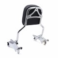 Httmt- Chrome Passenger Sissy Bar Backrest Compatible With 2018-up H-d Softail Fxfb Fat Boy Fxfbs P N Tghd-sbb050-cd