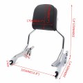 Httmt- Chrome Passenger Sissy Bar Backrest Compatible With 2018-up H-d Softail Fxfb Fat Boy Fxfbs P N Tghd-sbb050-cd