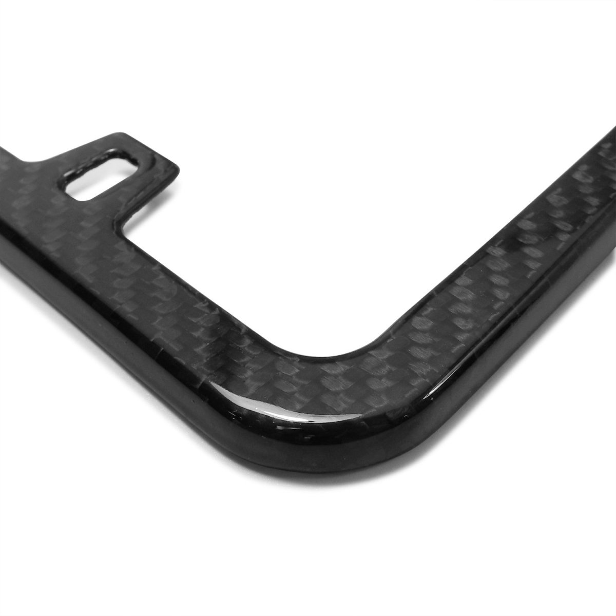 Jeep Cherokee License Plate Frame Real 3k Carbon Fiber Glossy Finish Black Official Licensed 12 In X 6