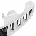 Ni1200232 Factory Style Front Bumper Grill Grille Assembly With Chrome Moulding Compatible Nissan Murano 2009-2010 Black