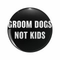 1080 Graphics Groom Dogs Not Kids Funny Key Chain Double Sided Stainless Steel Keychain 