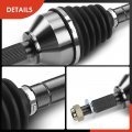 A-premium Pair 2 Front Cv Axle Shaft Assembly Compatible With Ford Freestyle Five Hundred Mercury Montego 2005 2006 2007 Fwd