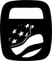 Jeeptails Wavy Round Usa Flag Tail Lamp Light Covers For Jeep Wrangler Tj And Yj Black Set Of 2 