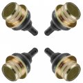 Caltric 4 Upper And Lower Ball Joints Compatible With Suzuki Kingquad Lt-a450x Lta450x 2007 2008 2009 2010