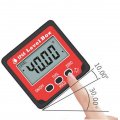 Homsfou Magnetic Measuring Tool Inclinometer Angle Gauge Meter Electronic Protractor High Precision Instrument 4x