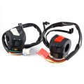 2pcs Motorcycle Handlebar Button Switch Universal 7 8 Horn Turn Lights Electrical Start 