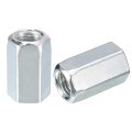 M20x30x50mm Coupling Nuts 3 Pack Galvanized Carbon Steel Hex Threaded Rod Coupler For Industrial Furniture And Electronic 