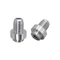 An3 Weld On Bung Aluminum Male Flare Weldable Fuel Tank Fitting Jic-3 An 3 8-24 Thread Hose Adapter Connector 2 