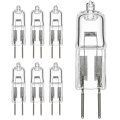 S3160 35 Watt T4 Halogen Bi Pin Gy6 Lamp 12 Volt 595 Lumens Clear Warm White 2900k Dimmable Cri100 360 Degrees Beam 6 Pack 