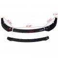 G-plus Front Bumper Lip Spoiler Air Chin Body Kit Spiltter Compatible With Dodge Charger Srt 2015-2016 Black