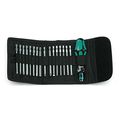 Kraftform Kompakt Bit Set With Handle And Slotted Hex Phillips Pozidriv Torx Plus Insert Bits Pouch 17 Pieces 