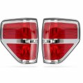 Ransoto F150 Pickup Truck Tail Lights For 2009 2010 2011 2012 2013 2014 Ford F-150 Rear Brake Lamp Housing Replaces Bl3z13405b 