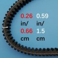 Tuzliufi Drive Belt Compatible With Suzuki Arctic Cat Kingquad Alterra Trv Prowler Wildcat 700 1000 Lt-x Lt-a750 27601-31g00