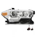 Headlight Assembly Right Side For Toyota Tacoma Sr Crew Cab Extend Pickup 2019-2023 White 