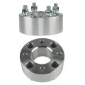 2pcs 2in Wheel Flange Spacers Adapters 4 X 101 6mm Silver 62mm Hub Bore 1 20 Studs 