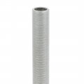 Uxcell Lamp Pipe Nipple M14 Thread 100mm Length Hollows Repair Part Hardware For Lamp Lights Zinc Alloy Silver Tone Pack Of 2