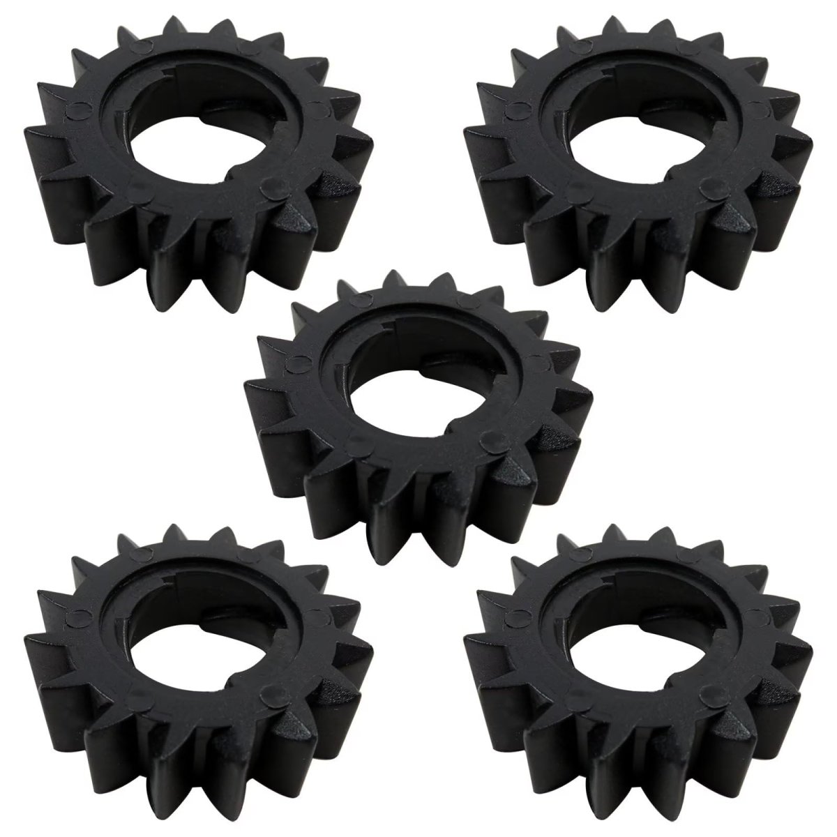 5 Pack Composite Starter Gears 16 Tooth For Briggs And Stratton John Deere Riding Mowers 1 625 In Outside Diameter Part