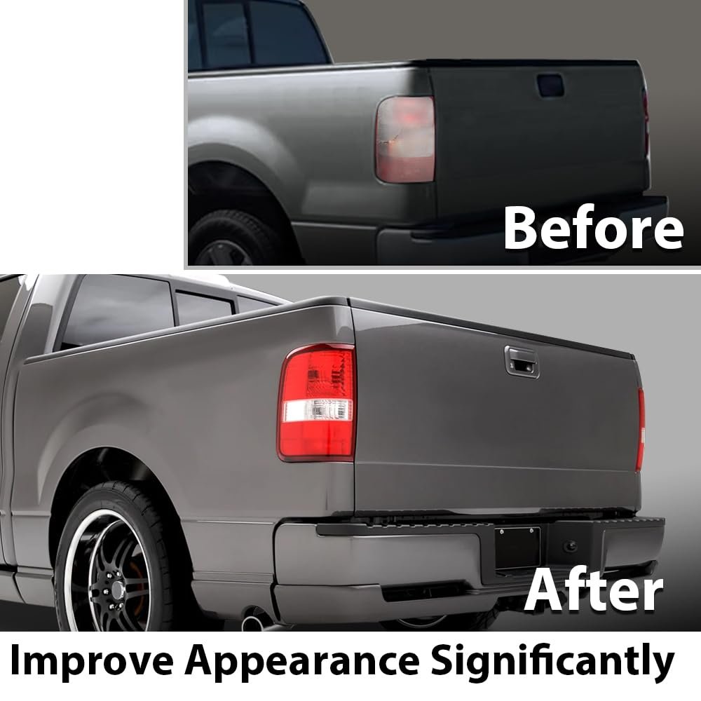 Tail Light Lamp Left Side For 2004 2005 2006 Ford F150 King Ranch Lariat Xl Red Lens Assembly 5l3z13405ca 6l3z13405ba Fo2800182