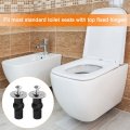Uxcell 3 Set M6 Toilet Seat Hinges Screws Hinge Bolt Fixings For Top Mounting Replacement Parts Kit Washer Dia 28mm 1