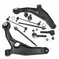 10x Front Lower Ball Joint Left Right Control Stabilizer Sway Bar Outer Tie Rod Suspension Kit For Chrysler 200 2011-2014 