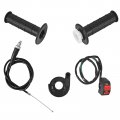 Trkimal Handle Bar Throttle Grips 50 Inch Cable For Atv Quad Pit Bike Dirt Baja Mini Mb165 Mb200 196cc 200cc Doodlebug Fit 22mm