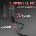 20ft 15amp 12awg Welder Extension Cord 250 Volt Nema 6-50 Power Welding Machine Etl Approved Waterproof And Flame Retardant