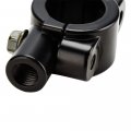 Kemimoto 10mm 7 8 Universal Motorcycle Black Aluminum Handlebar Mirror Mount Clamps 2 Pack