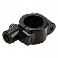 Kemimoto 10mm 7 8 Universal Motorcycle Black Aluminum Handlebar Mirror Mount Clamps 2 Pack