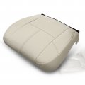 A-premium Tan Leather Bottom Seat Cover Compatible With Chevrolet Silverado 1500 2500 Hd 3500 Tahoe Gmc Sierra Yukon Cadillac