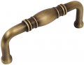 Cosmas 10 Pack 4313bab Brushed Antique Brass Cabinet Hardware Handle Pull 3 Inch 76mm Hole Centers 