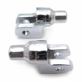 Smt-chrome Foot Pegs Installation Part Connection Fittings Compatible With V-star 1100 650 V-max Virage Product B014457662