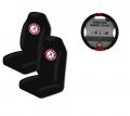 A Set Of 3 Piece Automotive Gift 2 Front Seat Covers And 1 Wheel Cover Alabama State Crimsontide 