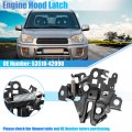 X Autohaux 53510-42090 Car Engine Hood Latch Lock For Toyota Rav4 2006 2007 2008 2009 2010 2011 2012 Assembly Assy 5351042090