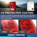 Tail Light Assembly Right Side For Honda Pilot 2009 2015 Red And Clear Lens Rear Brake Lamp 33500szaa02 Ho2801174 Without Bulbs