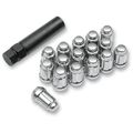 Itp Lug Nuts 12mm Splined Tapered With Key Chrome Alug20bx 