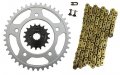 Factory Spec Gold 525x122 O-ring Drive Chain 17 41 Sprockets For Honda Shadow 750 Ace Vt750 