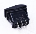 Jeenda 2pcs Vld2s00b-azc00-000 Rocker Switch 6 Pin On-off-on Dpdt 20a 12vdc