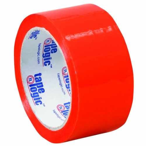 Tape Logic T901o18pk Polypropylene Pressure Sensitive Carton Sealing 2 Mil Thick 55 Yds Length X Width Orange Case Of 18