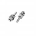 Uxcell M1 6 X 10mm 304 Stainless Steel Phillips Pan Head Screws Nuts W Washers 30 Sets