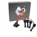 Aip Electronics Dragon Fire Performance Street Series Direct Fit 8mm Low Ohm Spark Plug Wire Set Compatible With 2011-2014 Ford