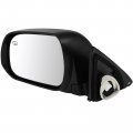 Aintier Driver Side Black Mirror Compatible With 2008-2014 For Toyota Highlander Power Heat Puddle Lamp To1320251 To1320335